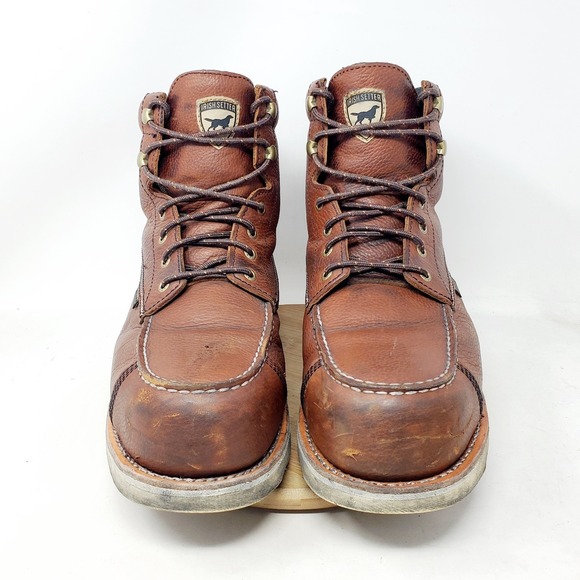 Red Wing Irish Setter Boots Mens 12 E2 WIDE Wingshooter ST Wedge Moc Toe Shoes main image 10